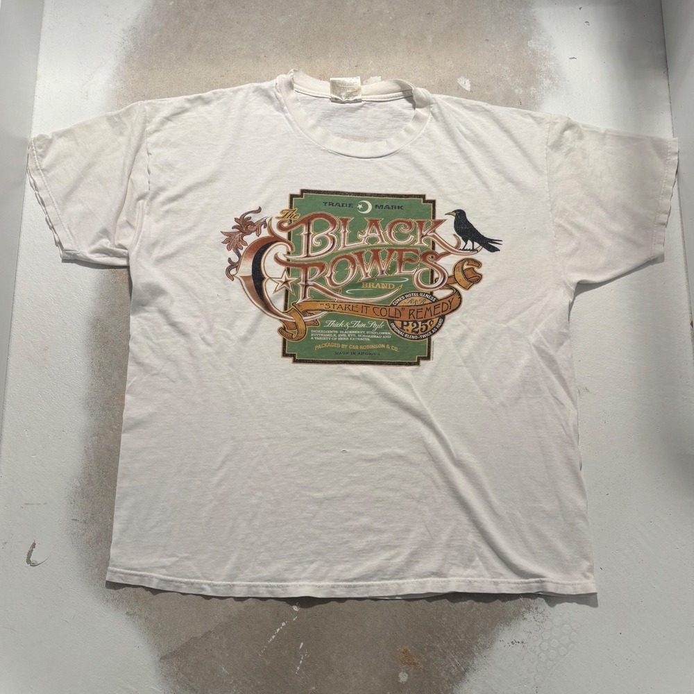Vintage The Black Crowes T Shirt XL Souled Out Tour 1998 1999 Stare It Cold Tee